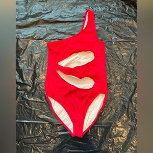 Submarine one shoulder bathing suit